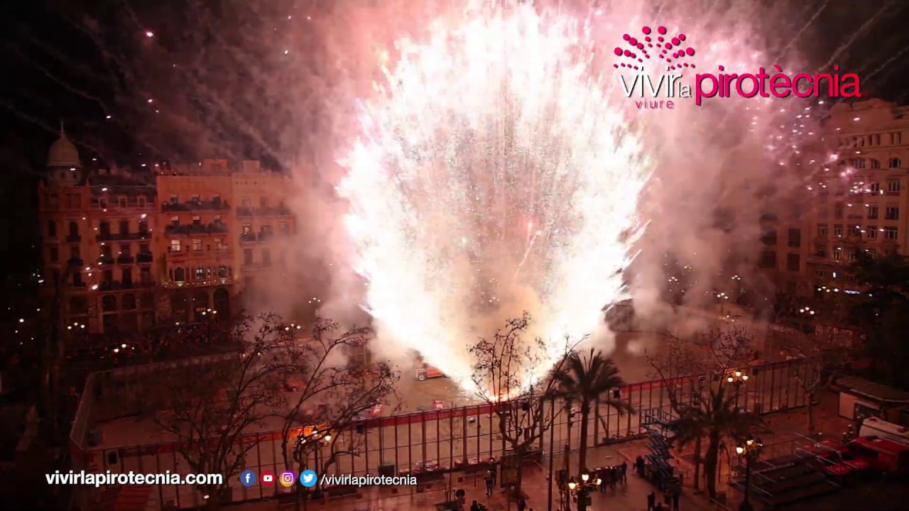 Fallas Valencia 2019. Nit de l'Alba 2019, L'Alba de les Falles, 15 de marzo, Pirotecnia Peñarroja