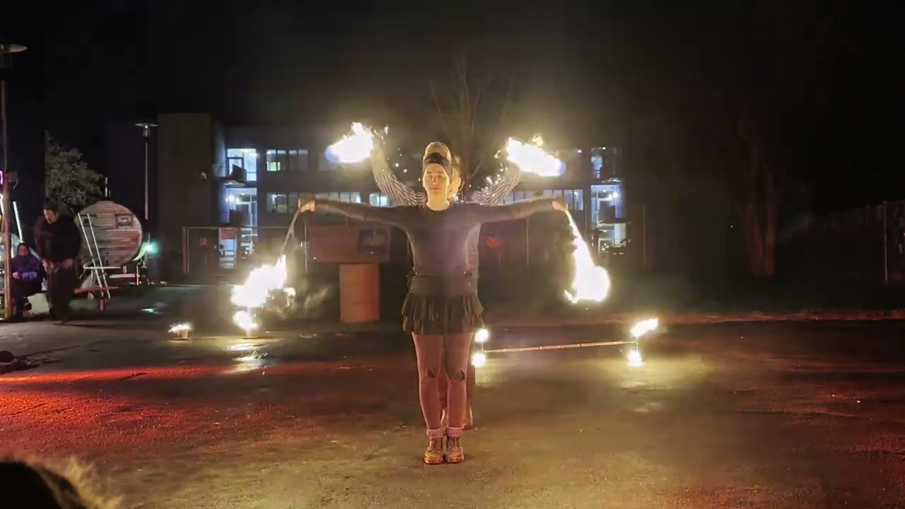 Funkenzauber Feuershow / Feuer Open Stage Ab in' Pott - Convention 2024