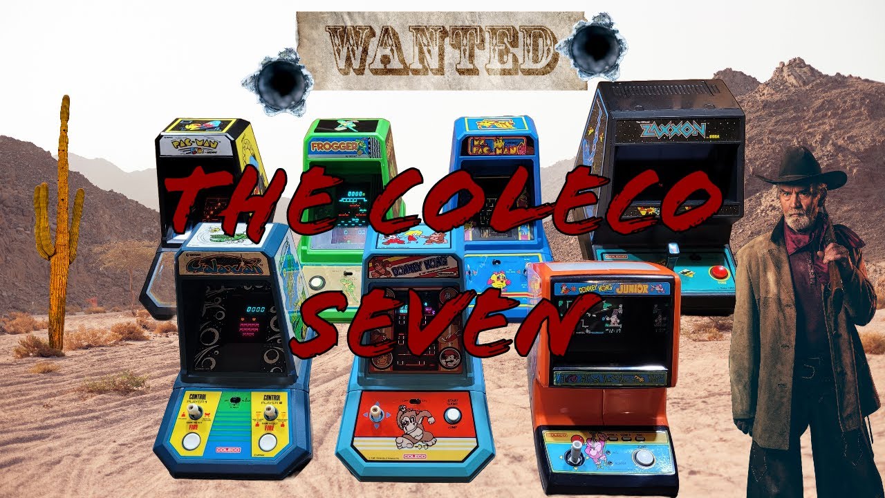 (1981-83) The Coleco Seven Arcade Tabletops
