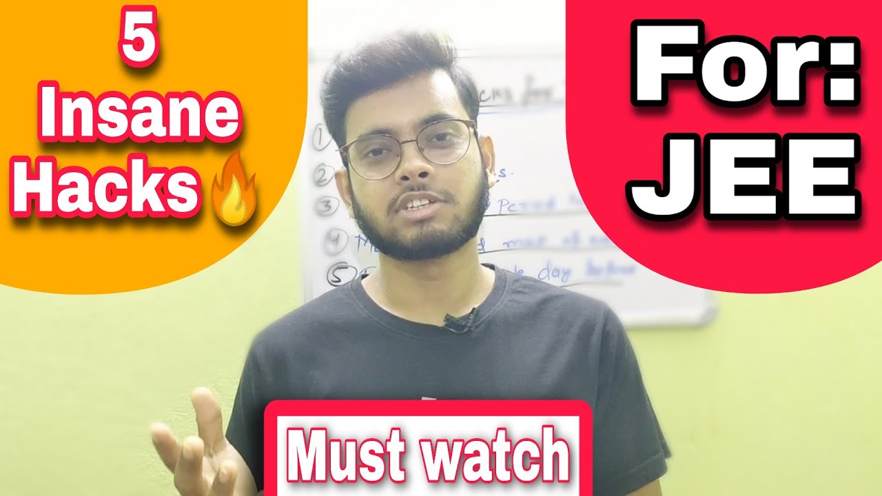 5 Insane🔥 study hacks for JEE| Use these hacks to boost ur score|[Ash Academy]