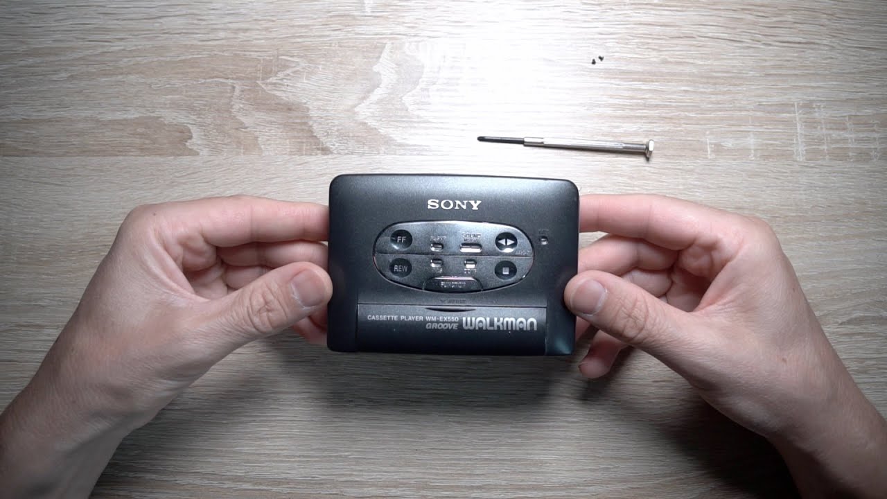 Walkman Sony WM-EX550 - belt replacement, speed adjustment