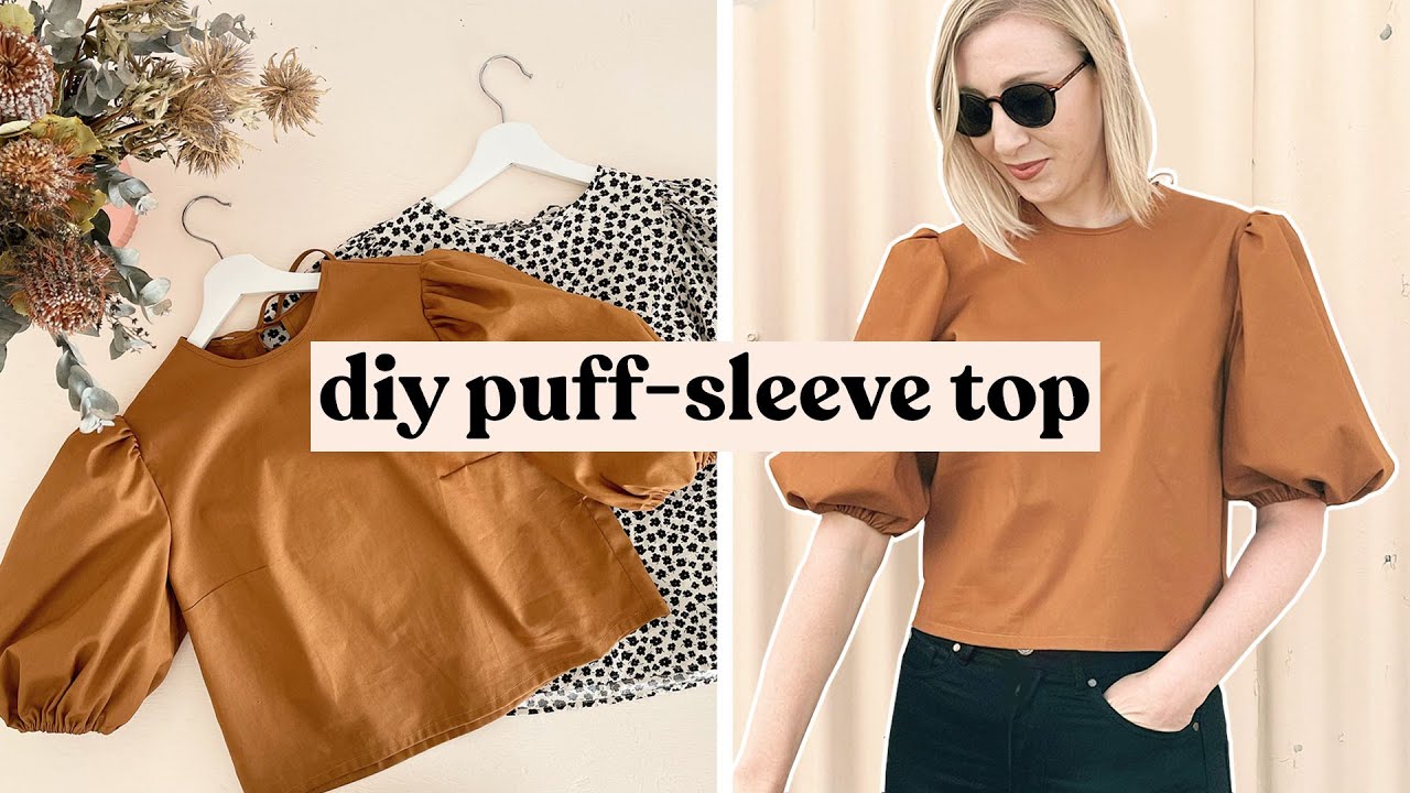 DIY Puff-Sleeve Top