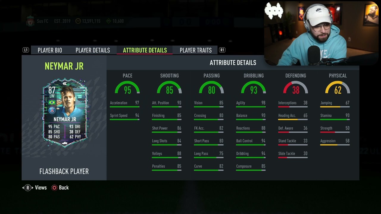 hectic reacts flashback neymar