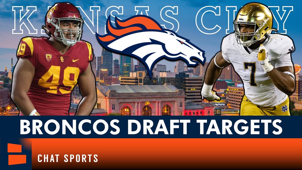 Denver Broncos NFL Draft Targets At 5 Biggest Positions Of Need