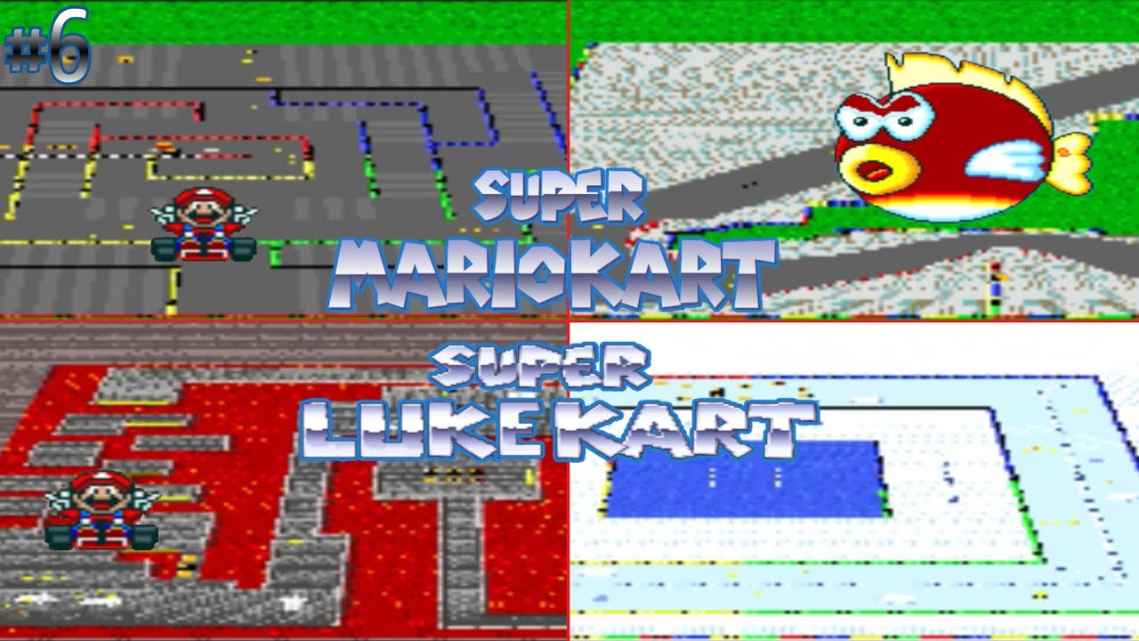 Super Luke Kart: Super Mario Kart [ROMHACK] (no commentary) I #6 - 100cc COPA TOP RACE