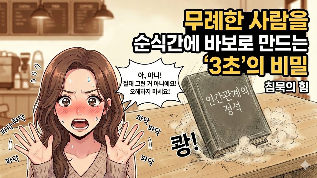 무례한 사람을 순식간에 바보로 만드는 '3초'의 비밀