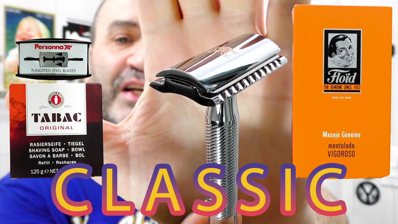 💈Бритьё. Продолжаю тестировать 50-ти летние лезвие Personna 74 и на этот раз с мягким Gillette King🪒