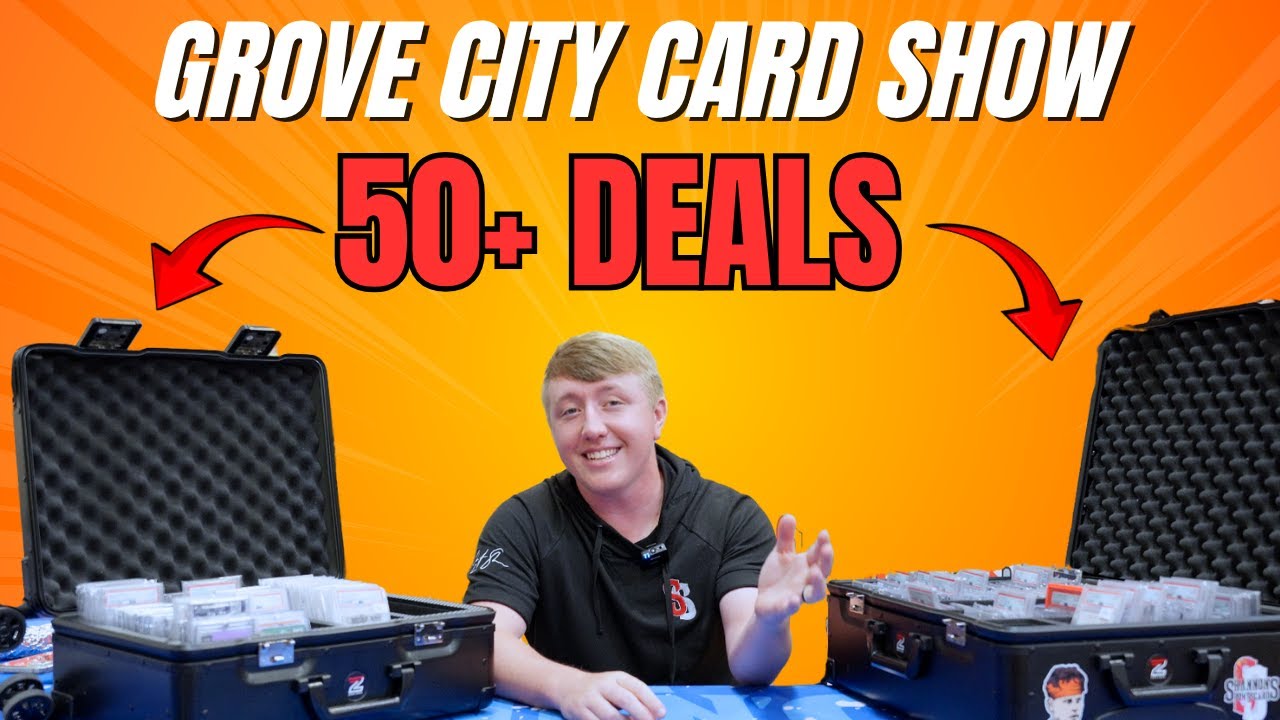 I BOUGHT 25 CASE HITS IN 1 DEAL AT THE GROVE CITY CARD SHOW ⁉️🤯