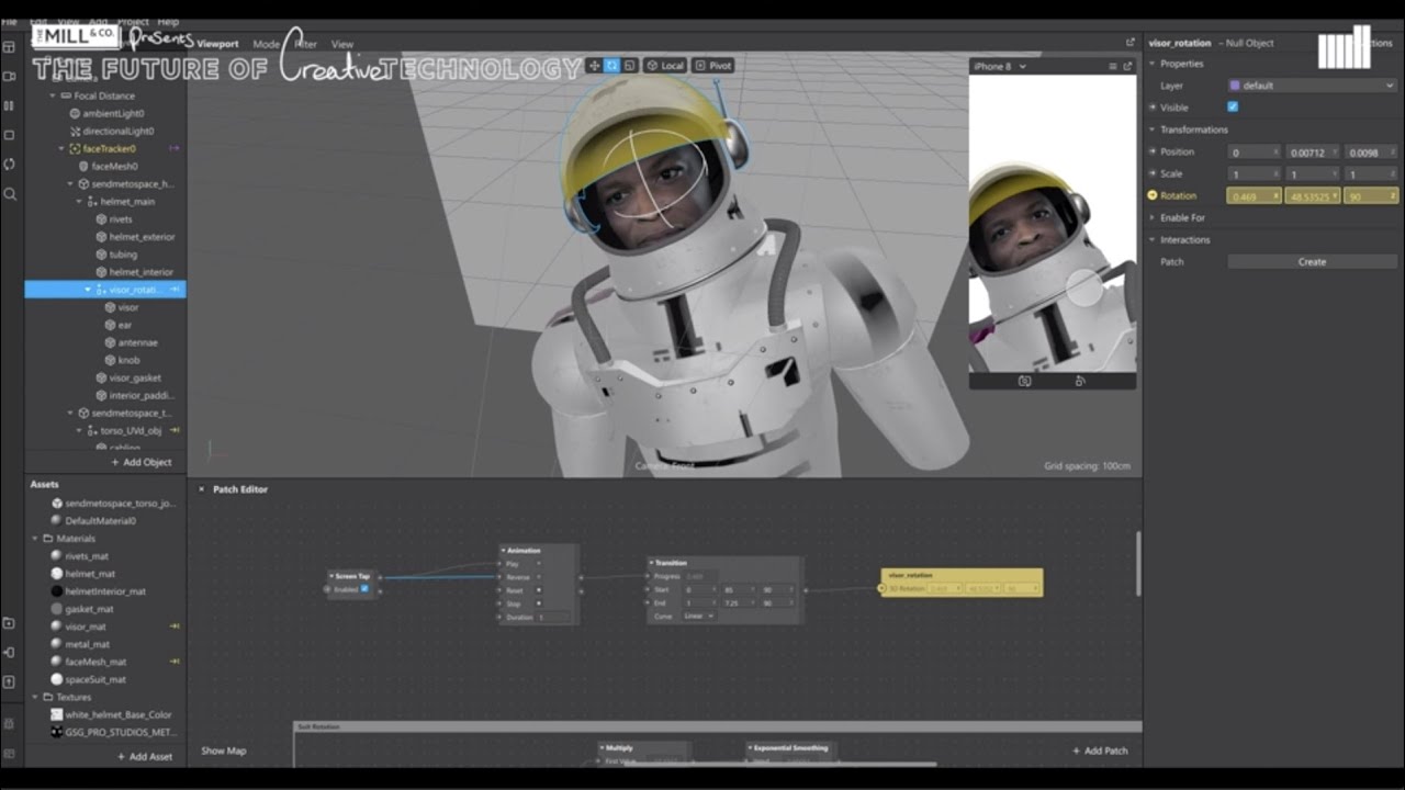 The Mill&rsquo;s Spark AR Tutorial | How to craft an AR Filter | The Future of Creative Technology