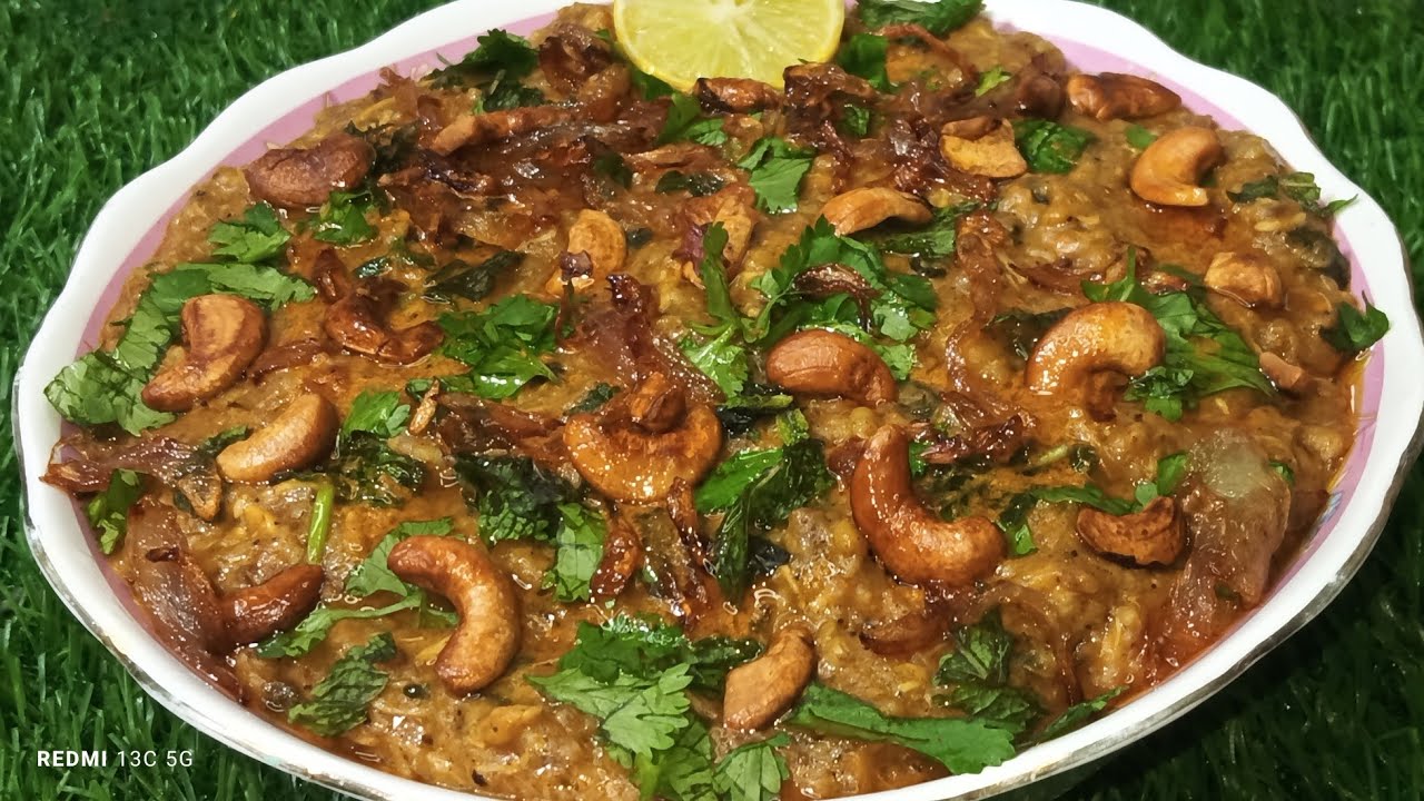Hyderabadi Chicken Haleem Recipe - Iftar Special/One Pot Haleem Recipe/Chicken Haleem/Chicken Daleem