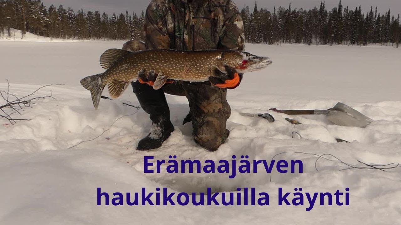 Iskukoukuilla käynti.
