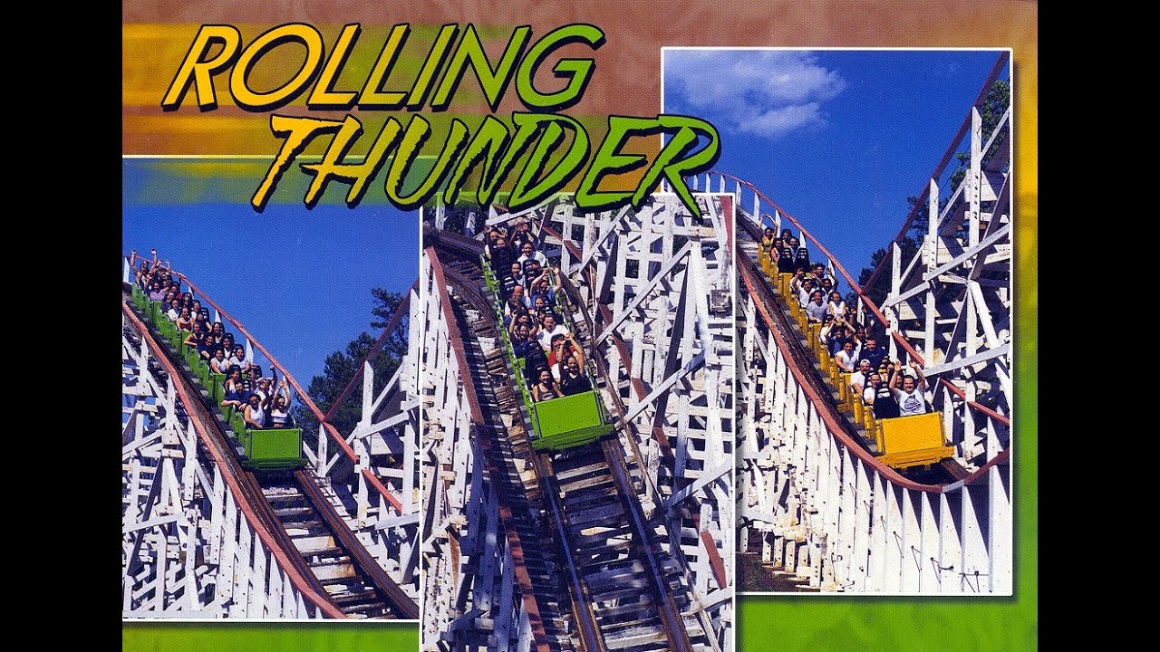 Rolling Thunder at Six Flags Great Adventure off ride and racing POV's