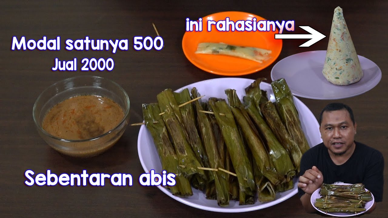 Otak otak bakar tanpa ikan modal satunya 500 jual 2000