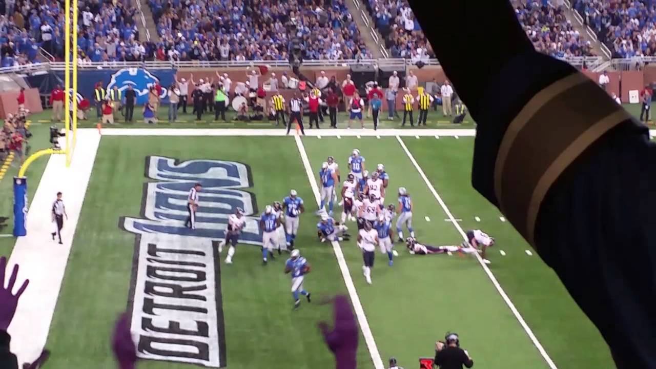 Joique Bell easy TD vs Chicago Bears 11/27/14