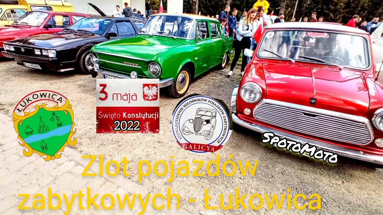 Galicya - zlot pojazdów zabytkowych w Łukowicy - 3 maja 2022 #motoQba #skoda100 #s100 #oldtimer