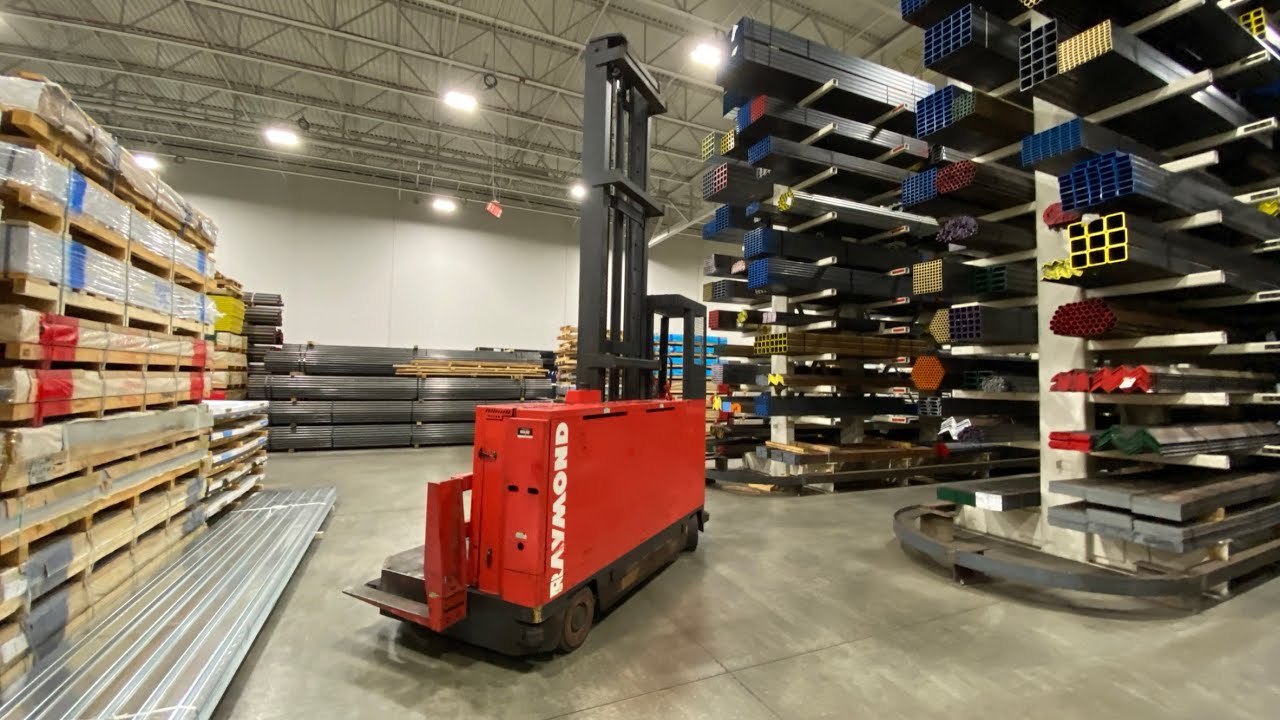 RAYMOND 6,000 LB. Sideloader Forklift Model: 071-SL60TN
