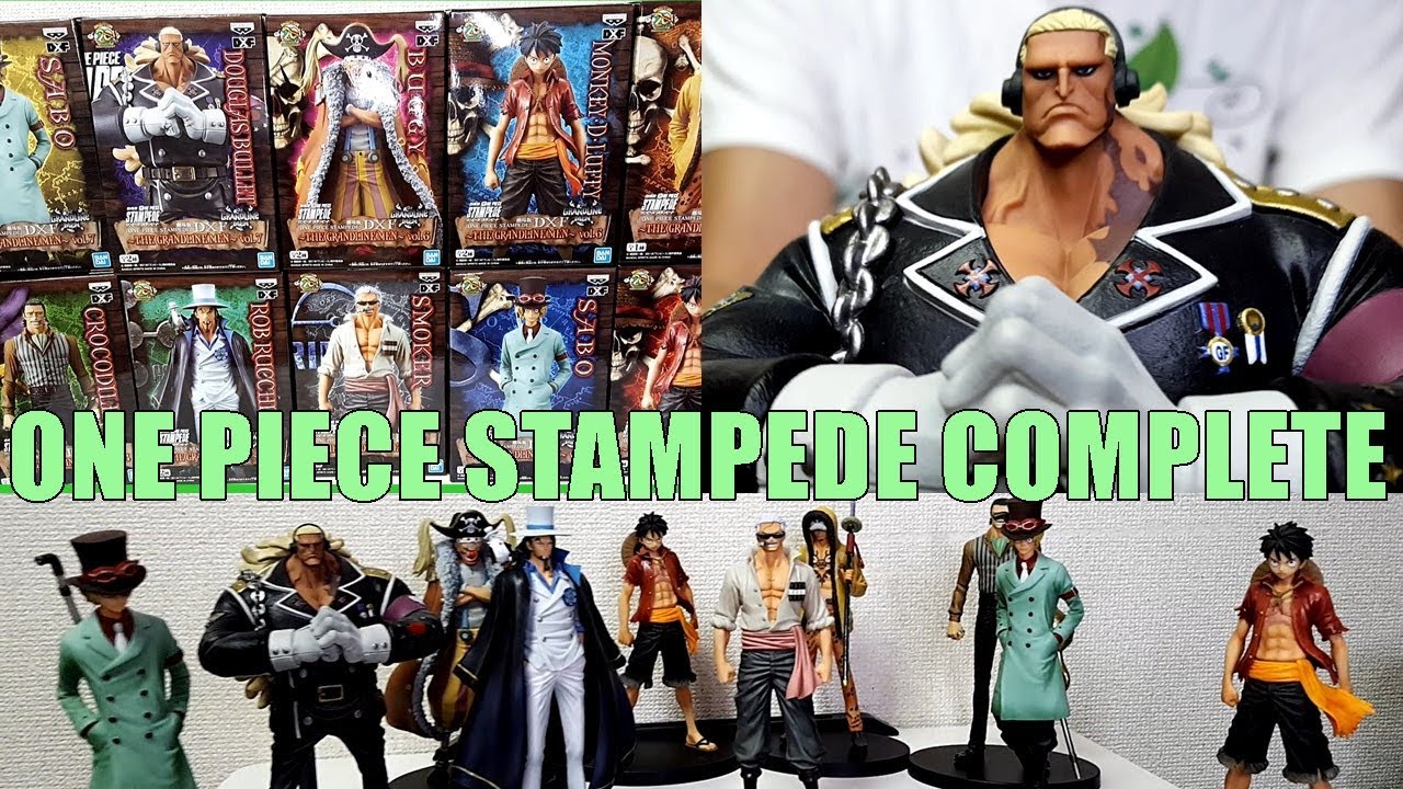 ONE PIECE STAMPEDE Figure The Grandline Men Complete BANDAI Unboxing