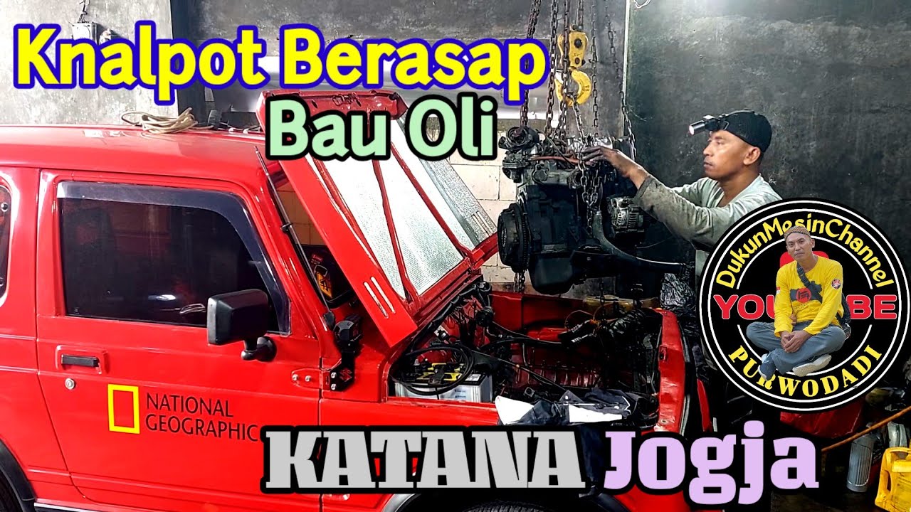 Proses Turun Mesin Suzuki KATANA Dari Yogyakarta