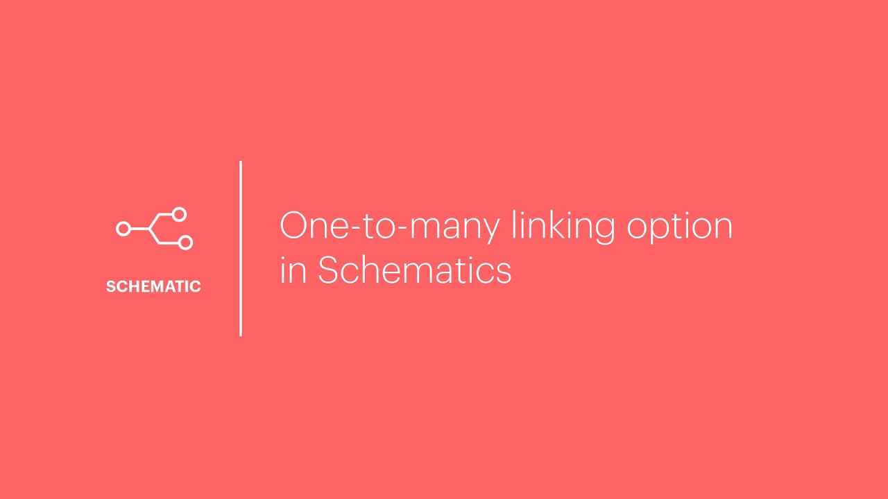 MagiCAD 2023 UR-1 for AutoCAD &ndash; One to many linking option in Schematics