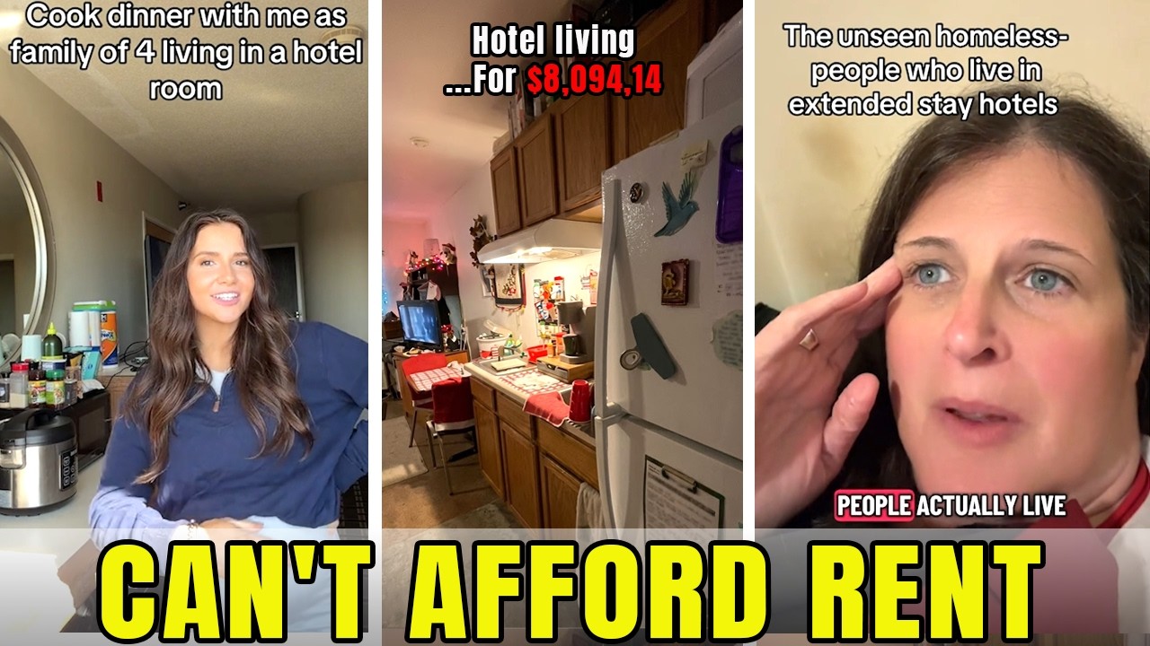 Watch People Move Into Hotels Because Rent Is TOO Expensive