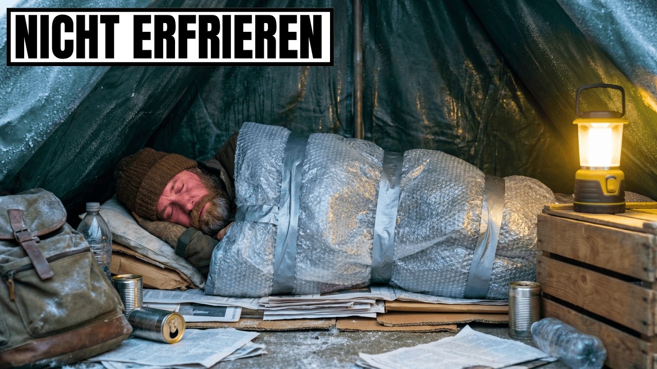 Wie Obdachlose bei -18°C warm schlafen