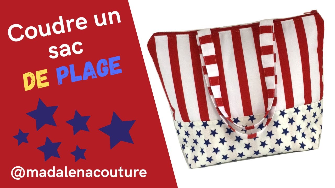 Coudre un sac de plage - Tuto Couture Madalena