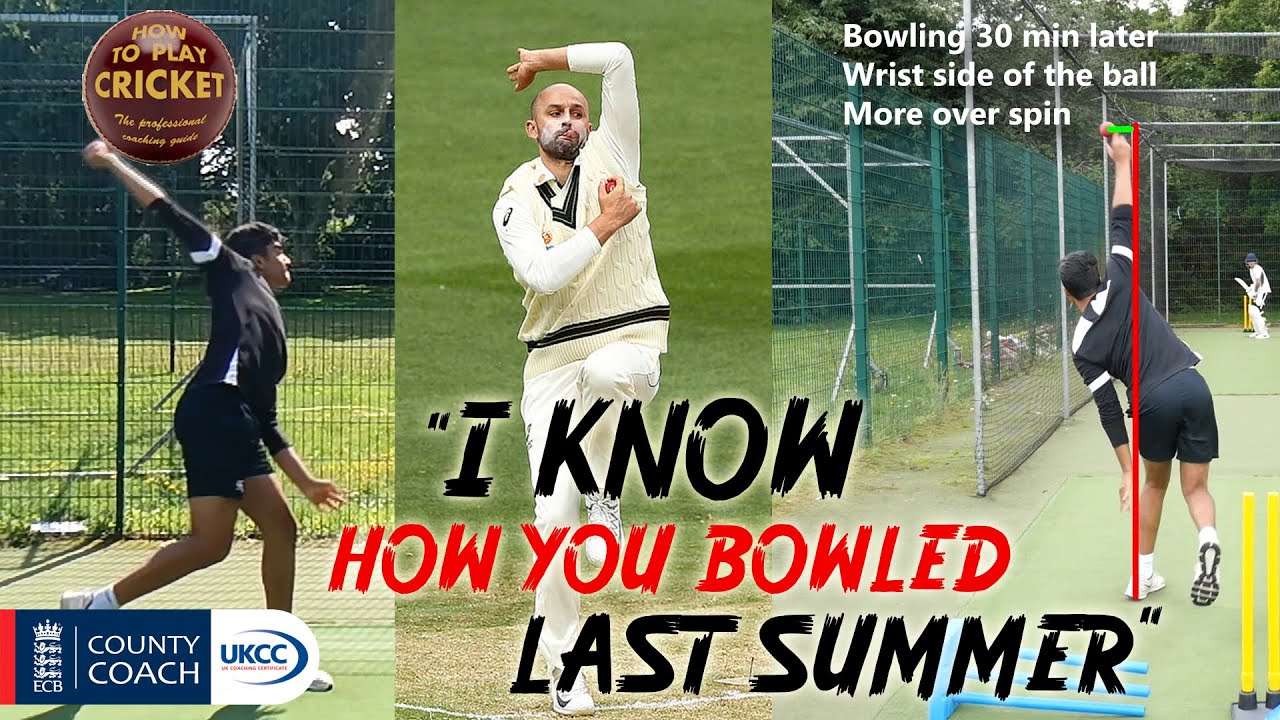 I Know How You Bowled Last Summer - Off Spin Master Class Cricket net session