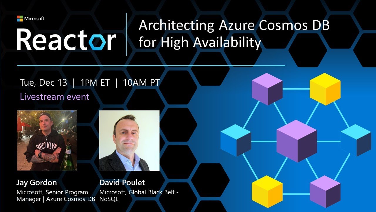 Architecting Azure Cosmos DB for High Availability - Global User Group Dec. 2022