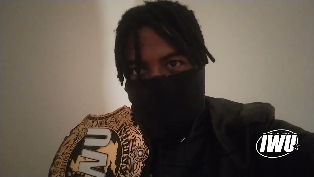 The IWU Heavyweight Champion, Stealth, speaks to the IWU Fans about his match with Mr. Joshua King..