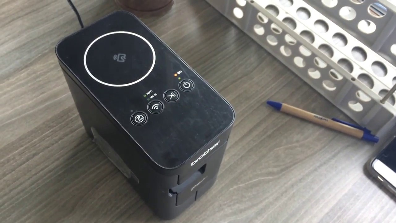 HDSD máy in nhãn Brother PT P750W  Cài đặt kết nối tính năng in nhãn qua Wifi P1