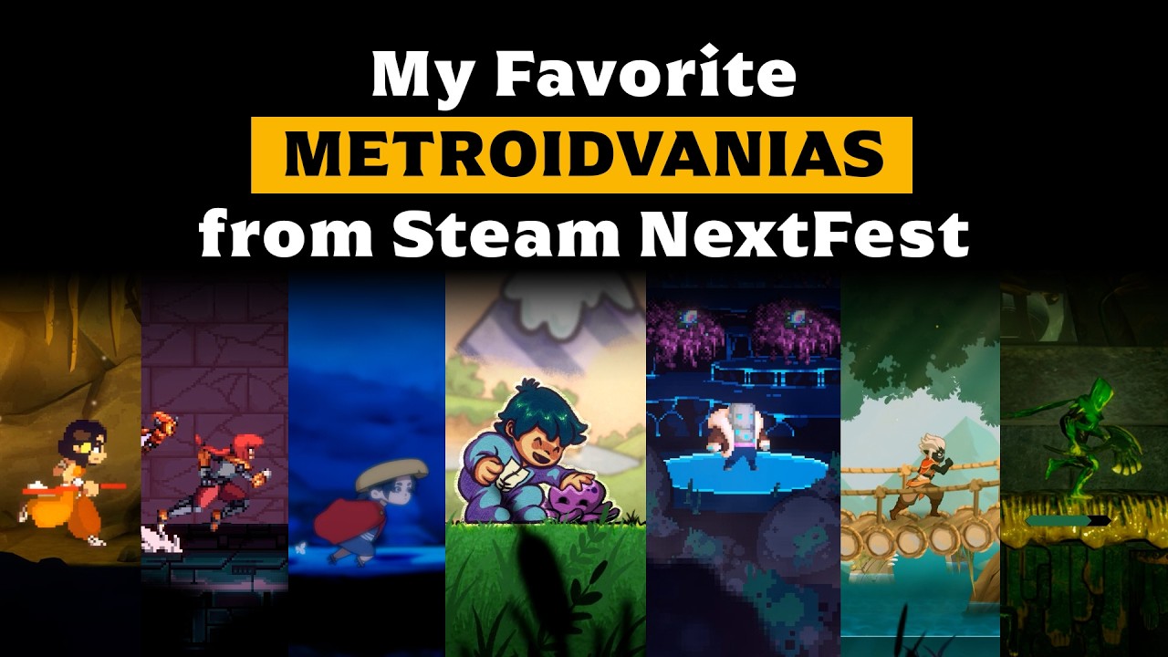 My Favorite METROIDVANIAS From Steam Next Fest