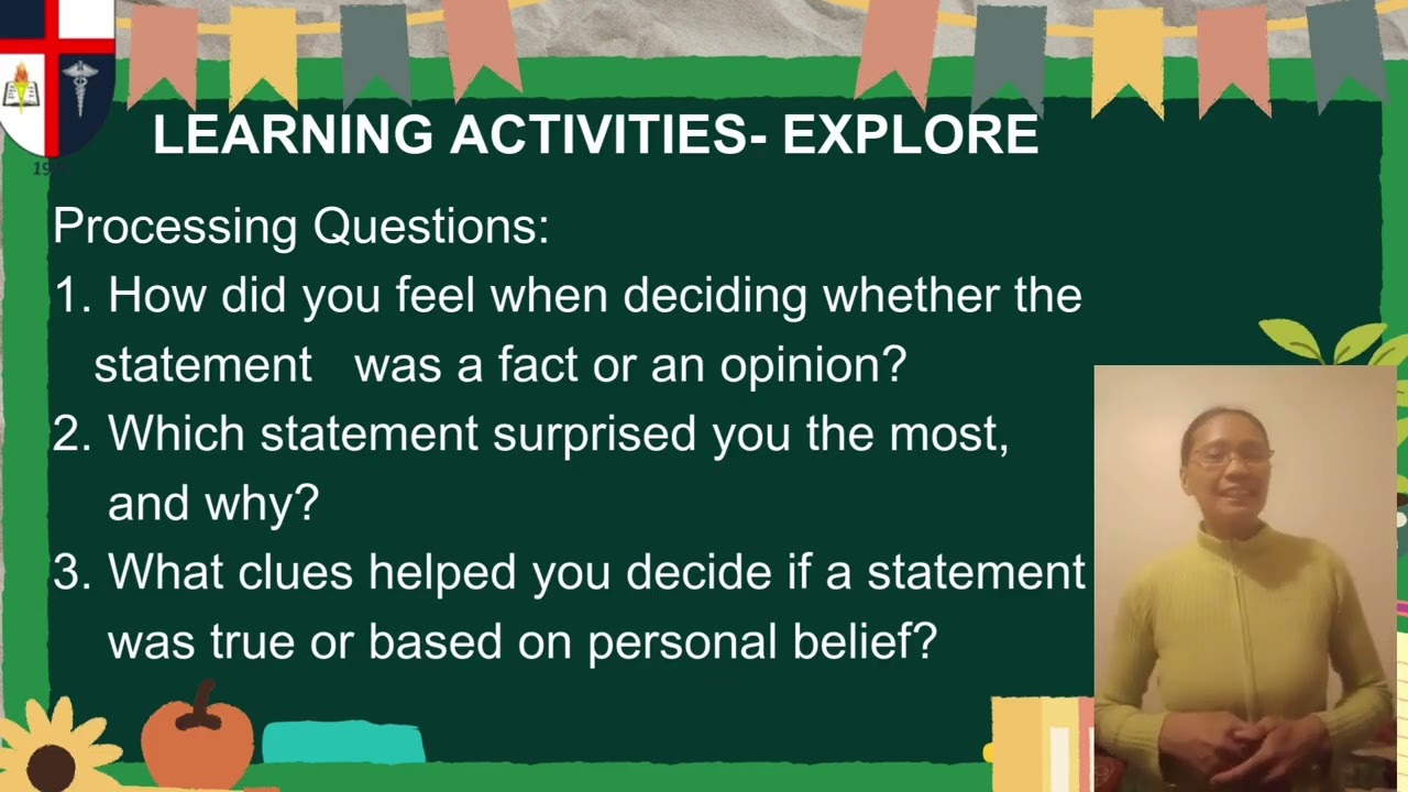 FACT AND OPINION