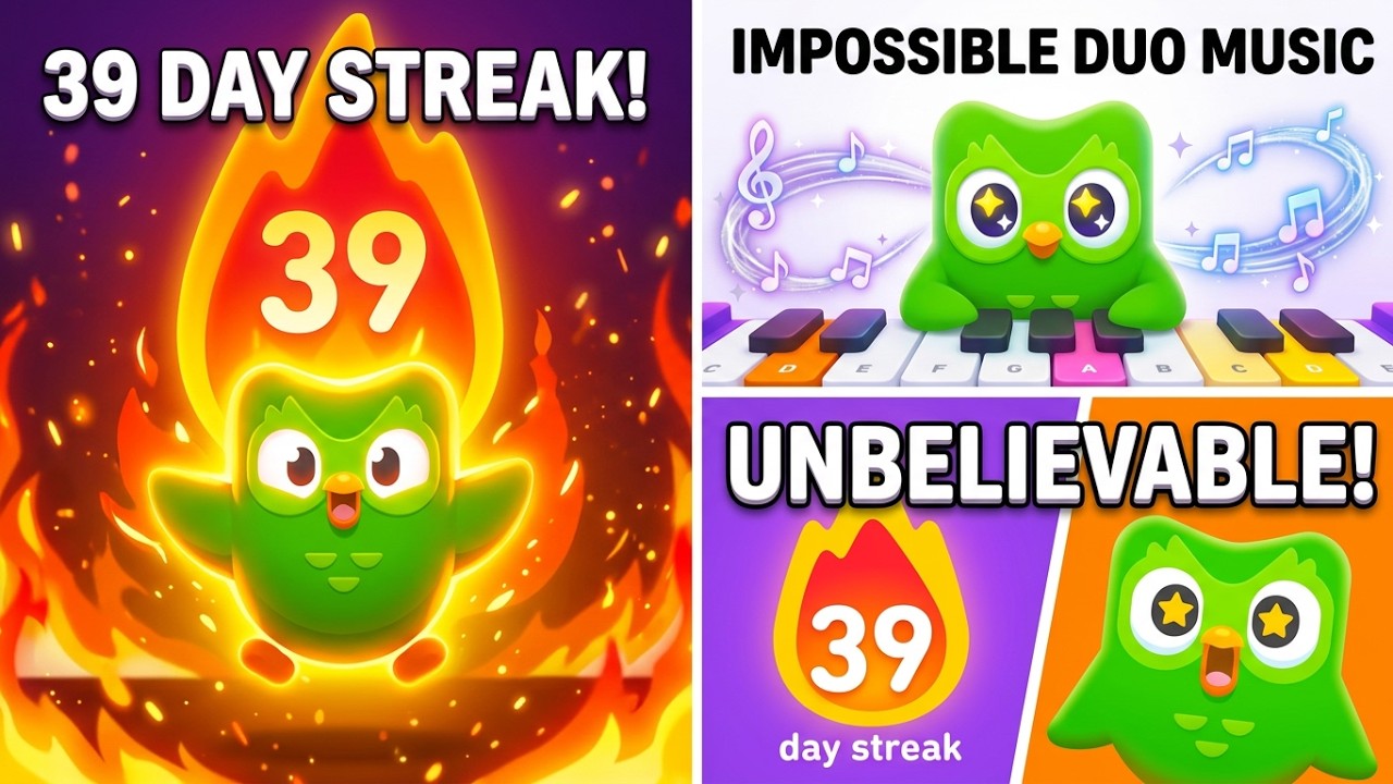 Duolingo Music part 5 (getting a 39 day streak!)