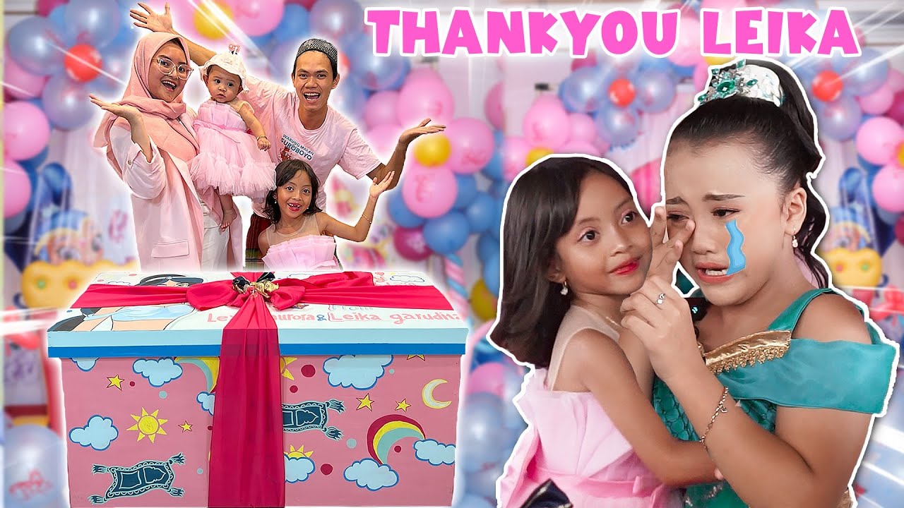 DINAR MENANGIS TERHARU DAPAT KADO ISTIMEWA DARI LEIKA DI HARI ULANGTAHUN..😭😍 #viral #trending