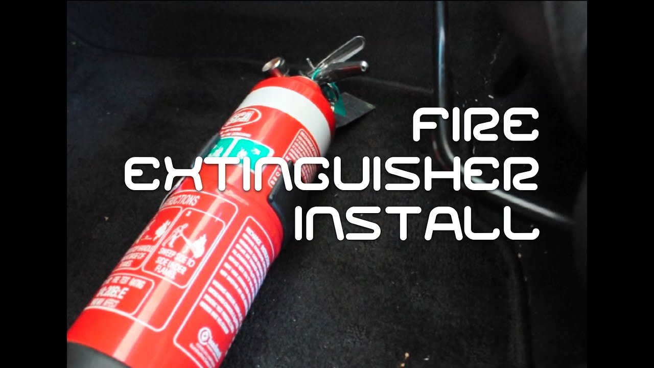 How to Install a extinguisher into your car