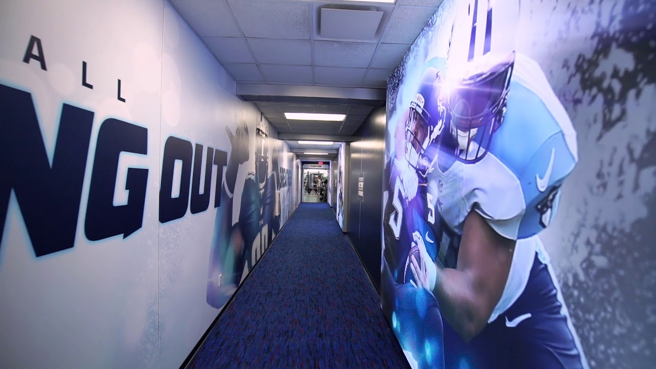 Inside The Tennessee Titans Locker Room Makeover at Saint Thomas Sports Park!