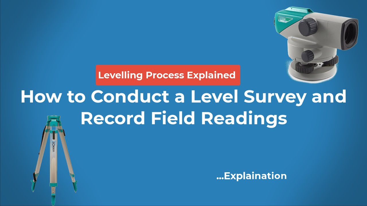 Reduced Level Survey 2: How to Conduct a Level Survey and Record Field Reading #engineering  #survey