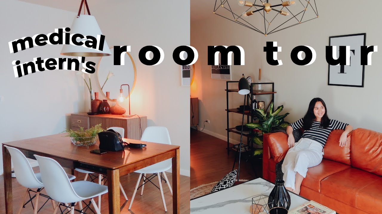 Med Student apartment and room tour! (minimal & aesthetic) 🌟