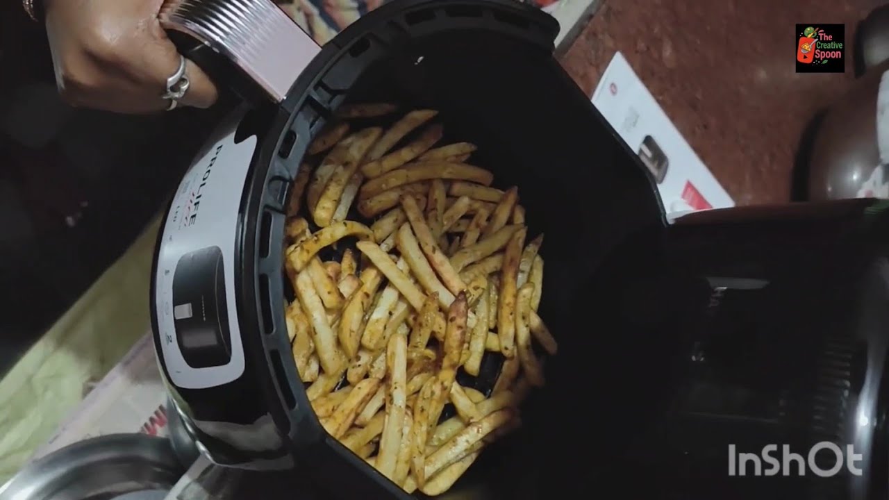 Air Fryer McCain Masala Fries ! No Oil, Super Crunchy #video #airfryer #cooking #fries #mccainfries 