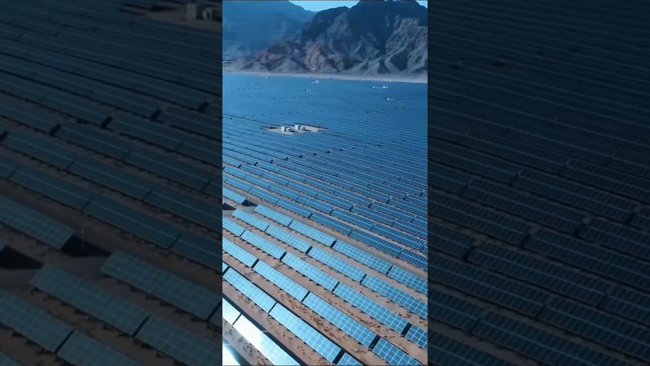 China Desert MAX Solar Power Plant | Clean Energy System | Robotic Tech in Action!