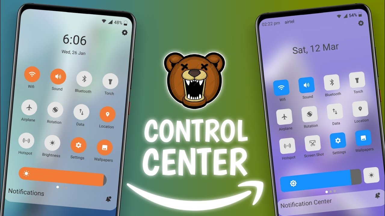 How To Change Control Center In Android?