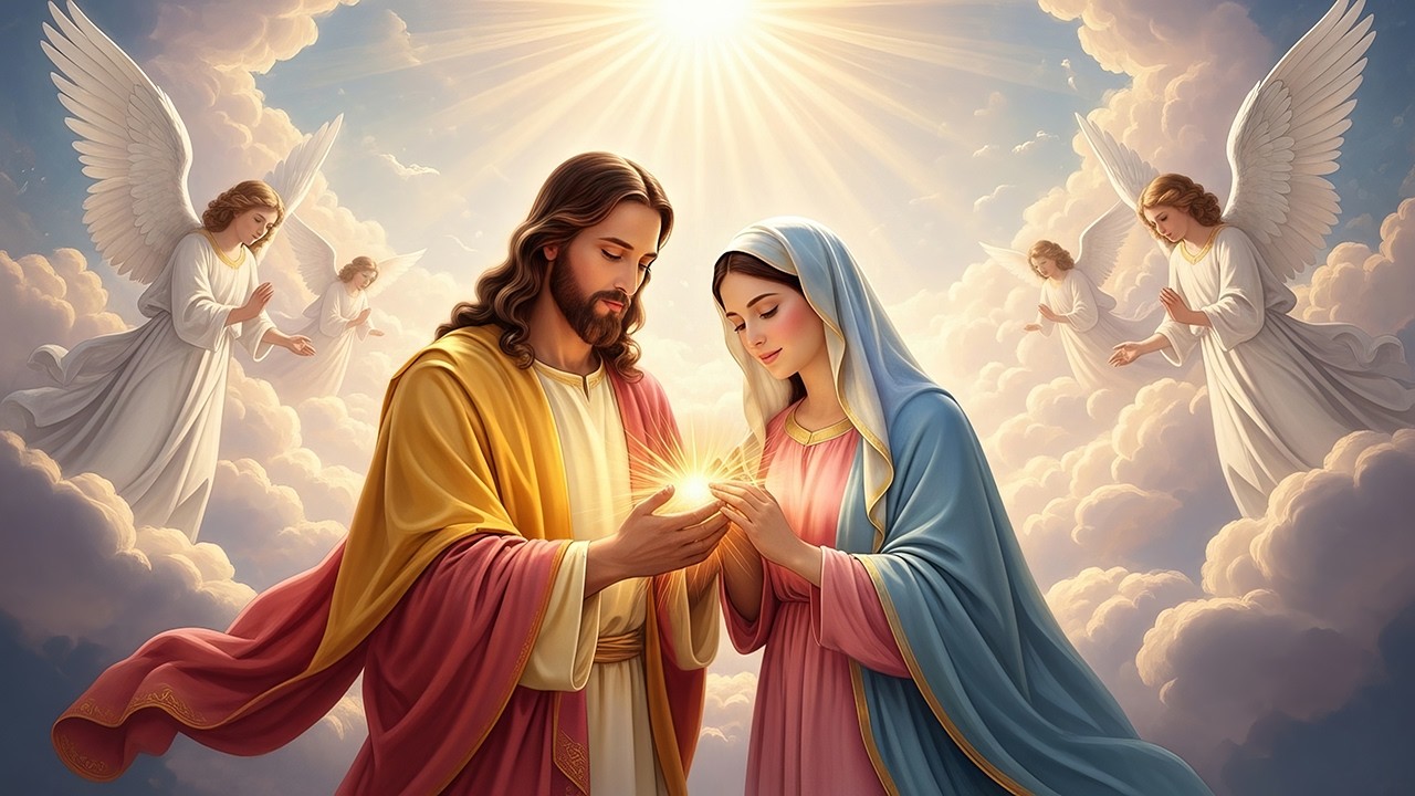 963Hz + 528Hz + 432Hz - Jesus and Virgin Mary Protect Your Whole Life