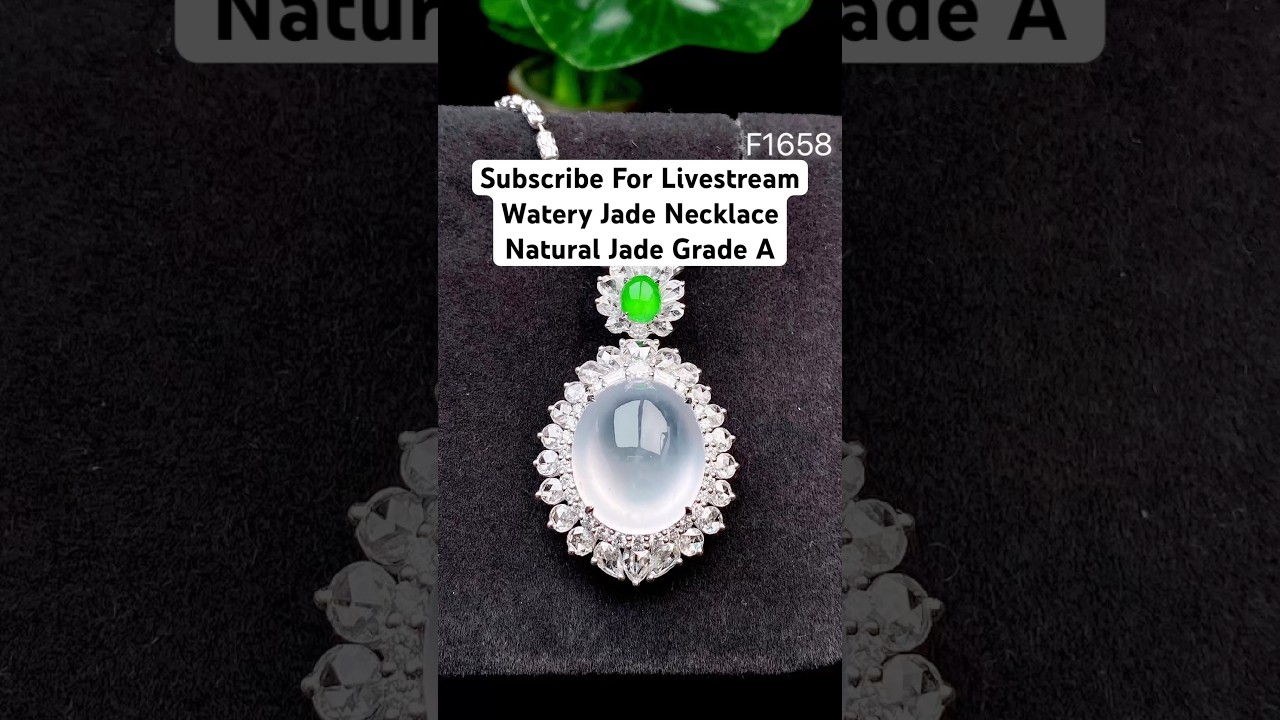 Watery Jade Egg Necklace