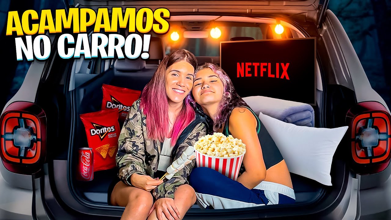 TRANSFORMAMOS O NOSSO CARRO EM UM ACAMPAMENTO
