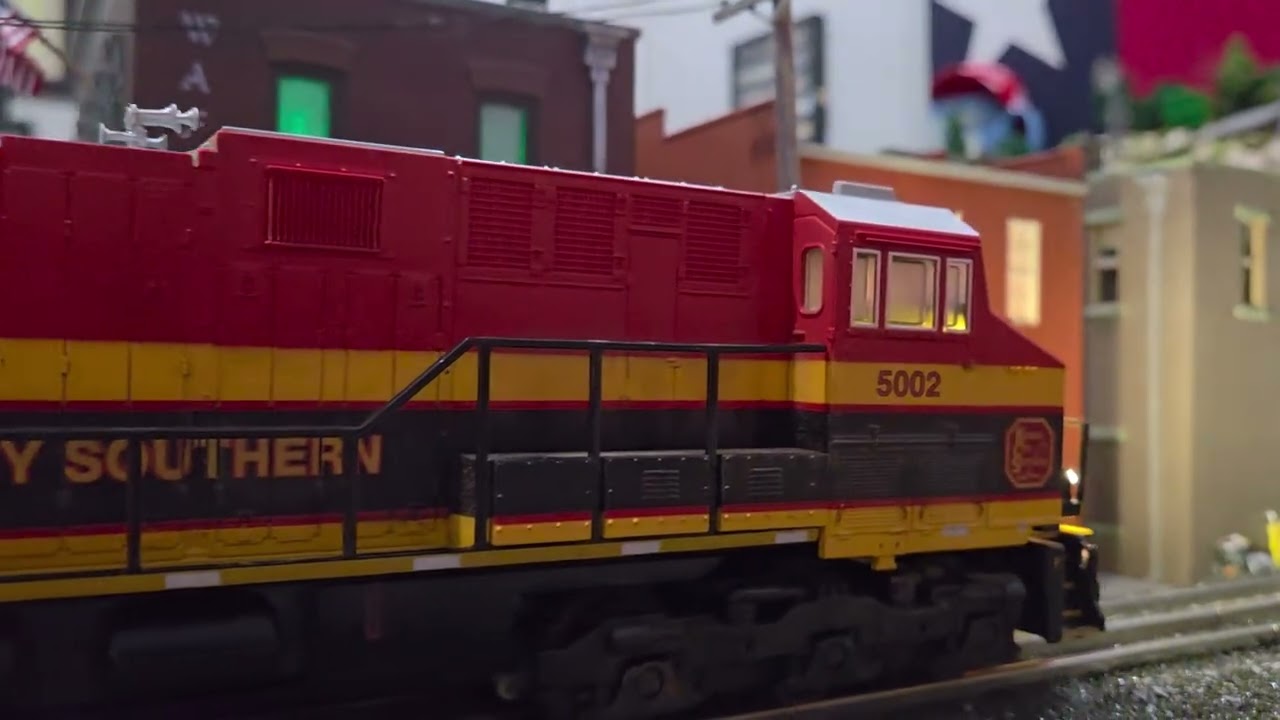 KCS Run #modelrailroad #modelrailway #trains #ogauge #railroad #modeltrain #railway 