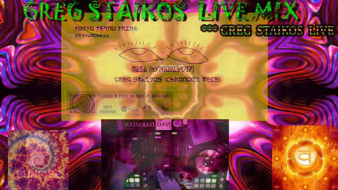GREG STAIKOS LIVE GOA TRANCE MIX 14/7/23