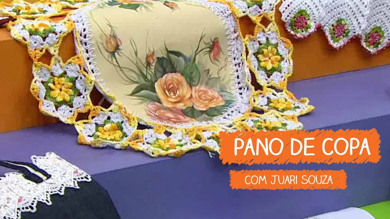 Pano de Copa com Juari Souza | Vitrine do Artesanato na TV - TV Gazeta