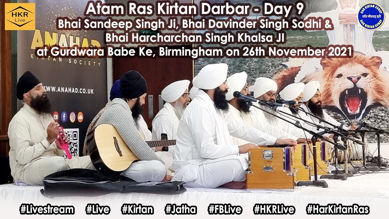 Atam Ras Kirtan Darbar 2021 - Day 9 at Gurdwara Babe Ke, Birmingham