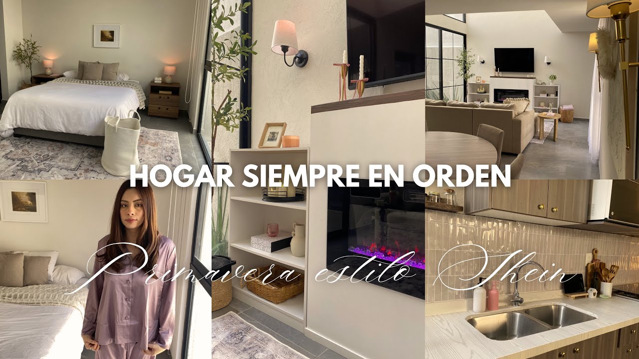 Hogar siempre limpio y organizado | compras para estar c&oacute;modos en casa | primavera estilo SHEIN