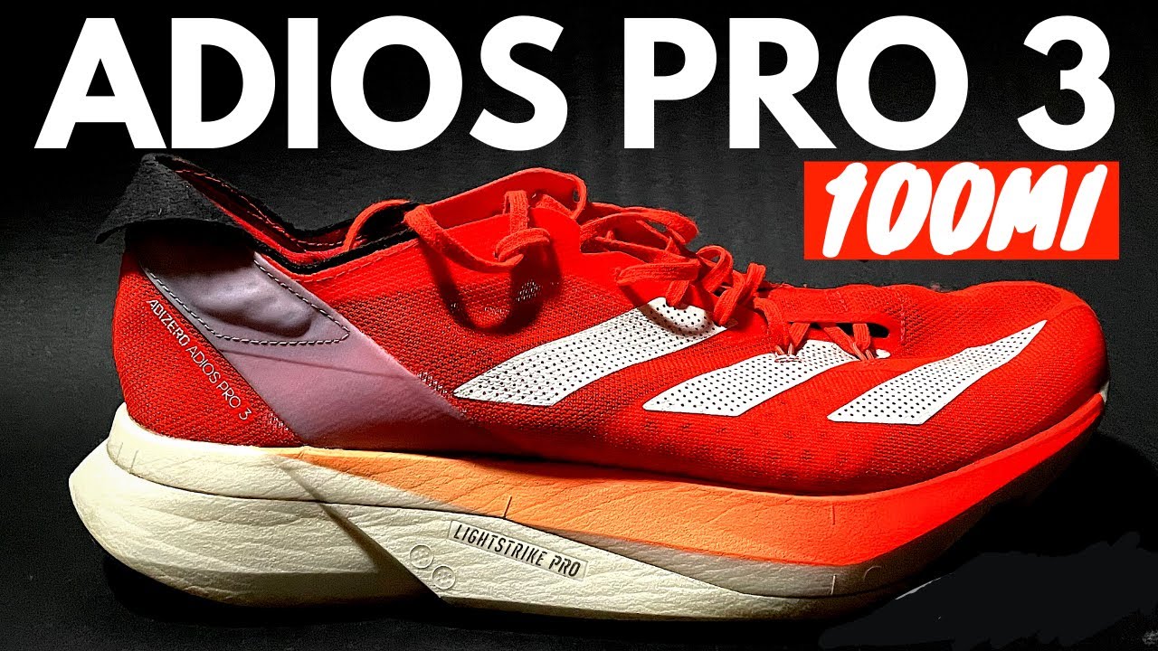 Adidas Adios Pro 3 After 100miles (vs. Pro 2)